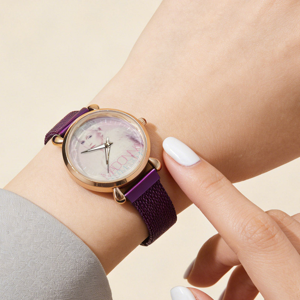 Madonna Vintage Portrait Watch – Classic Pop Star Design Available