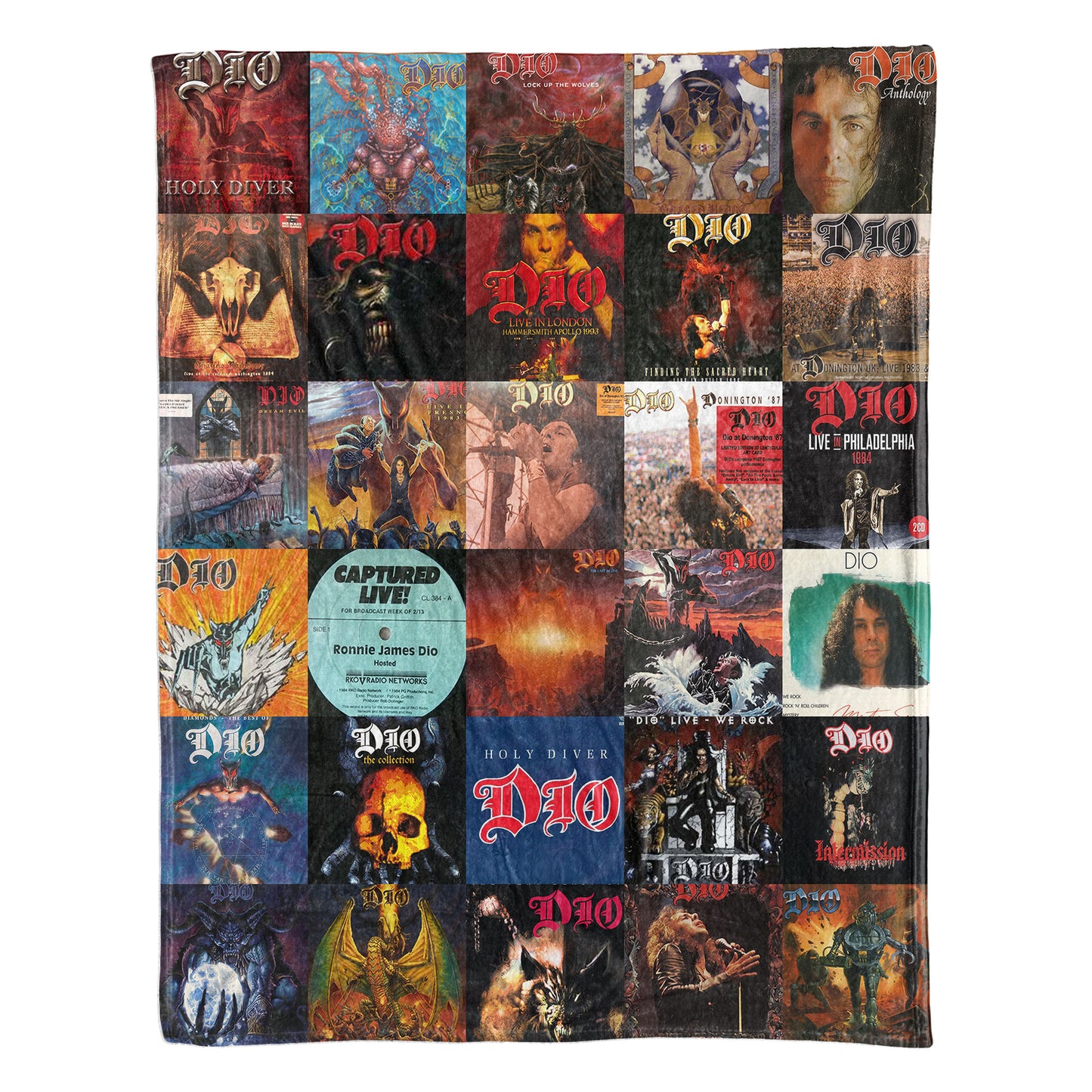 Dio Sherpa Blanket – A Heavy Metal Icon Tribute for True Rock Fans