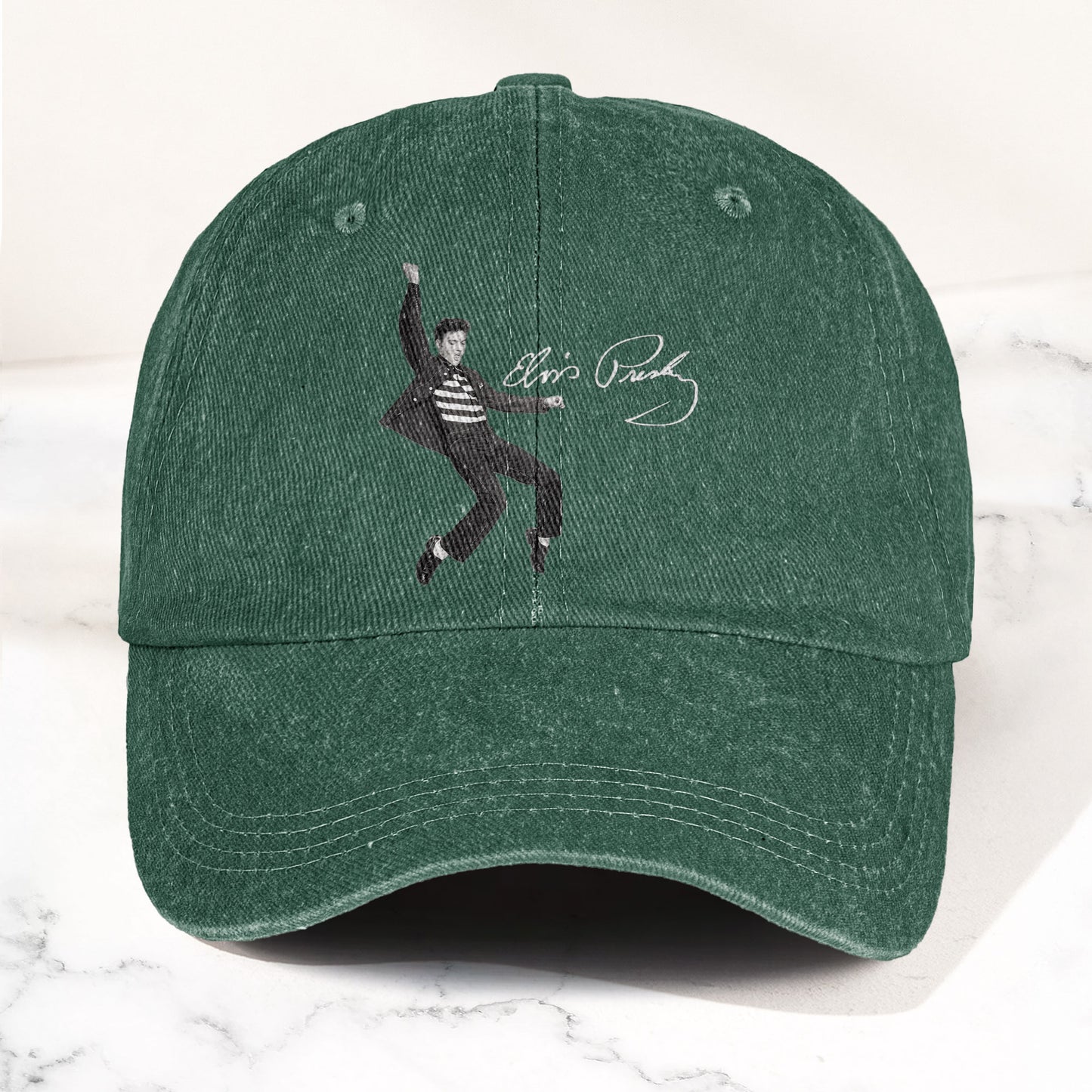 Elvis Presley Jailhouse Rock Pose Hat – Classic Rock Music Tribute Cap (With Box)