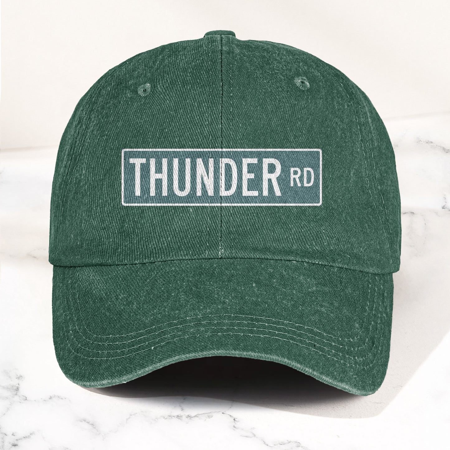 Bruce Springsteen Thunder RD Sign Denim Cap – Retro Rock Music Fan Cap (With Box)