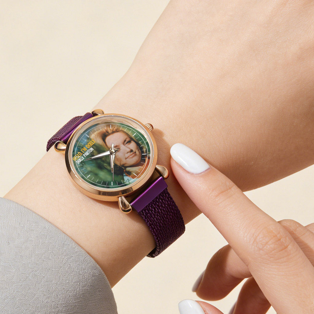 Dolly Parton Vintage Portrait Watch – Classic Country Icon Design Available