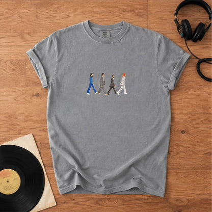 The Beatles Band Abbey Road Comfort Tee – Classic Album Graphic Shirt