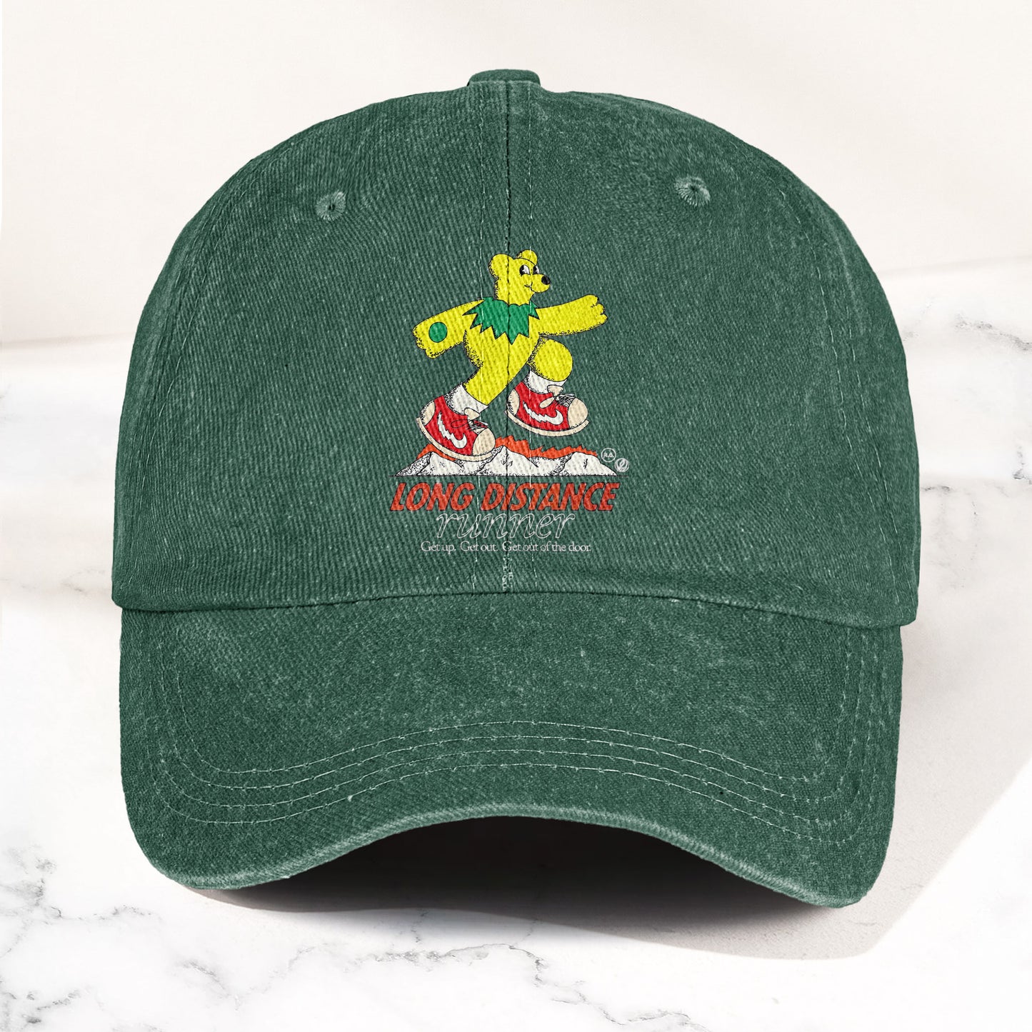 Long Distance Runner Denim Cap – Grateful Dead Merch Dad Hat (With Box)