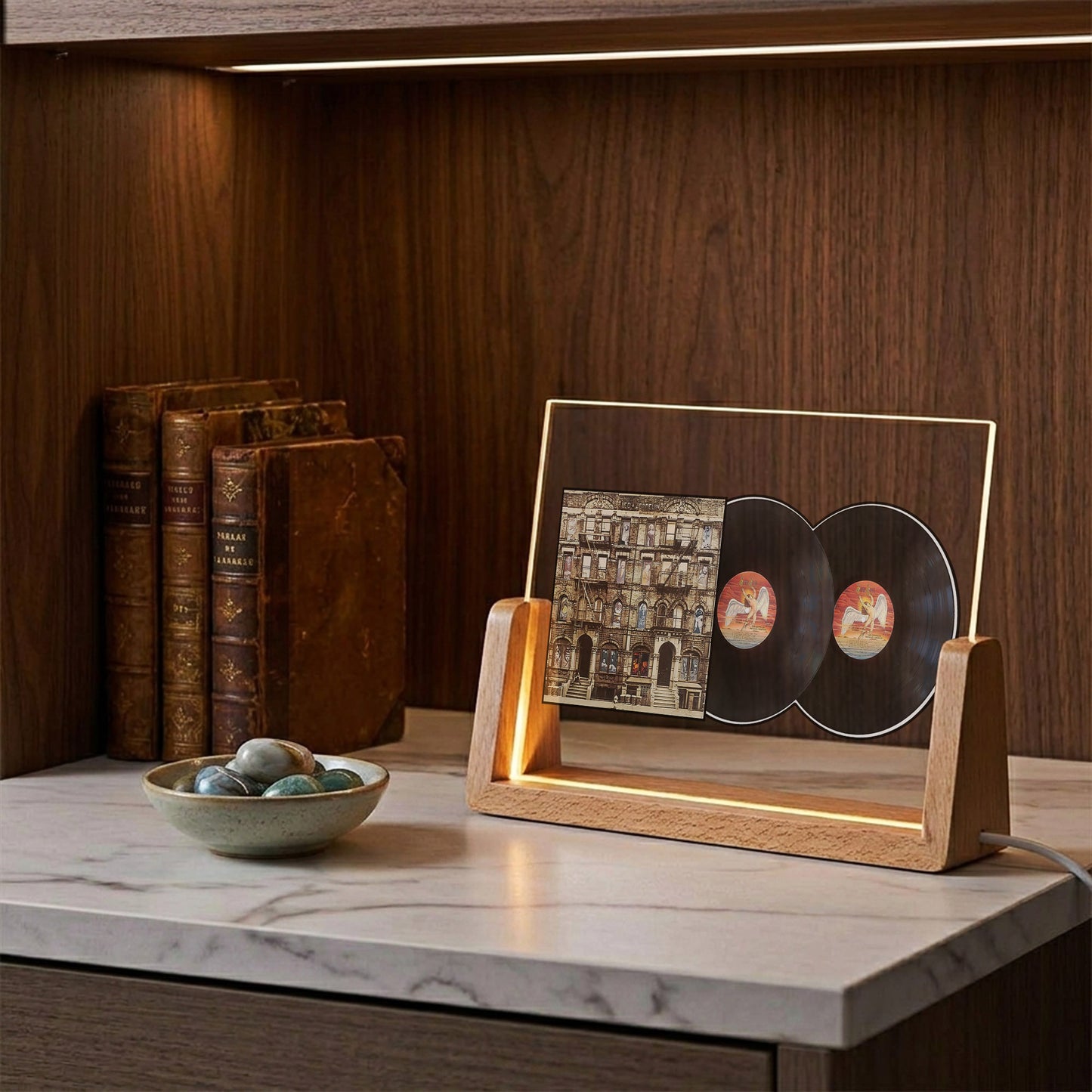 Led Zeppelin Physical Graffiti Acrylic Light – Iconic Double Album Vinyl LED Display