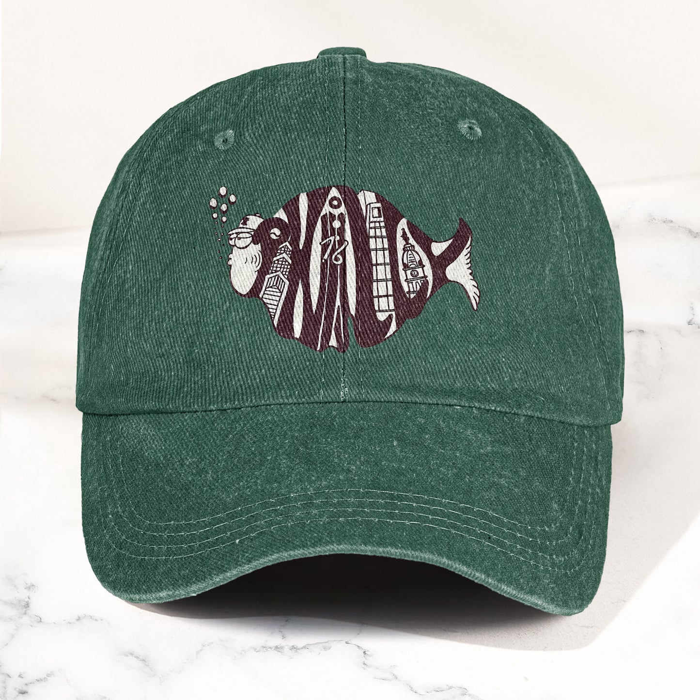 Phish Phishadelphia Logo Denim Cap – Retro Music Phish Cap Gift For Dad (With Box)