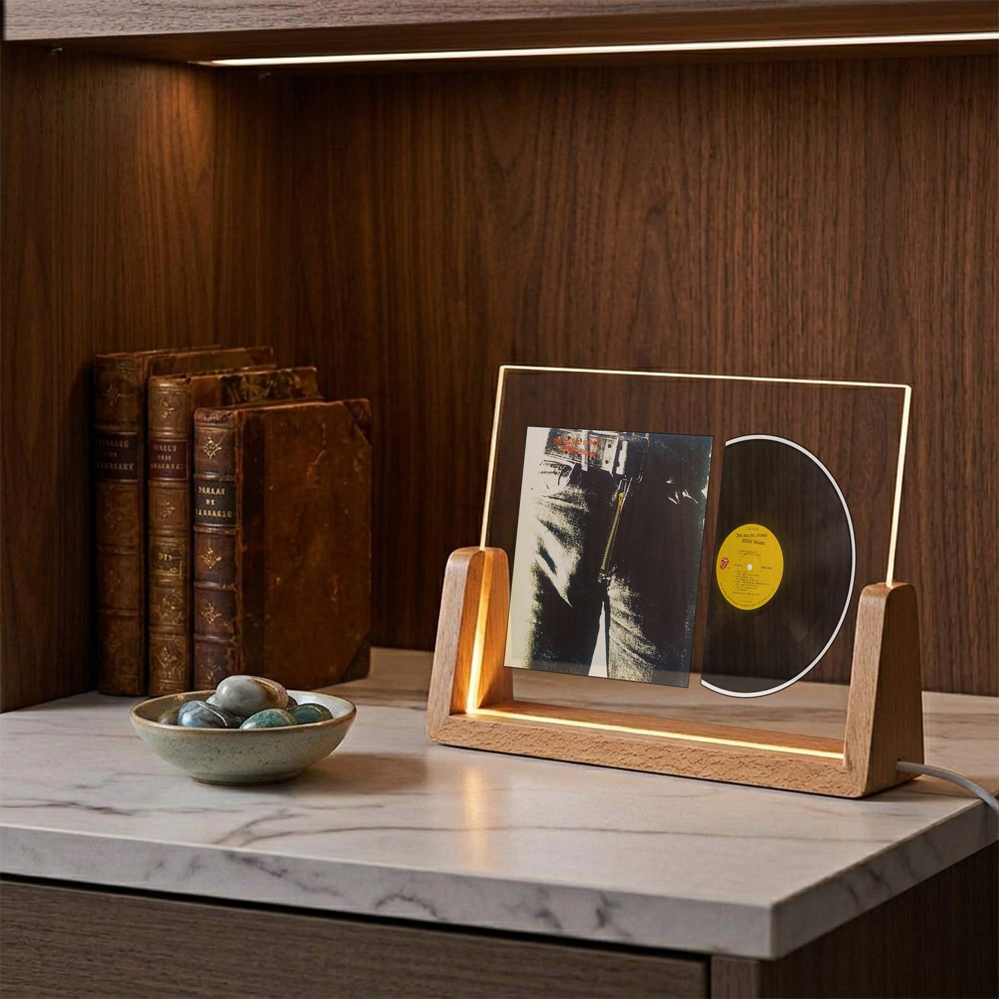 The Rolling Stones Sticky Fingers Acrylic Light – Iconic Album Vinyl LED Display
