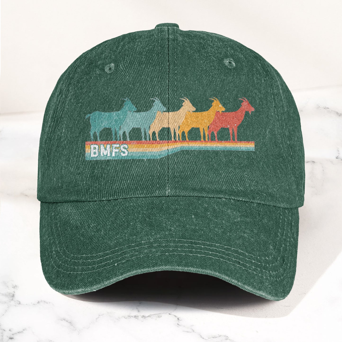 Billy Strings Cosmic Bluegrass BMFS GOAT Retro Vintage Music Merch Denim Cap – Retro Vintage Dad Cap Gift For Dad (With Box)