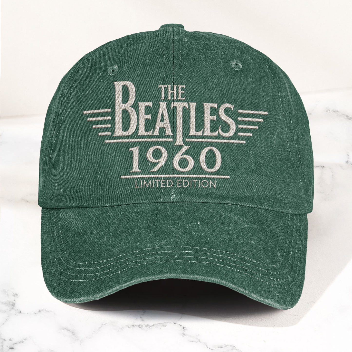 The Beatles 1960 Est Denim Cap – Vintage Dad Cap Gift For Dad (With Box)
