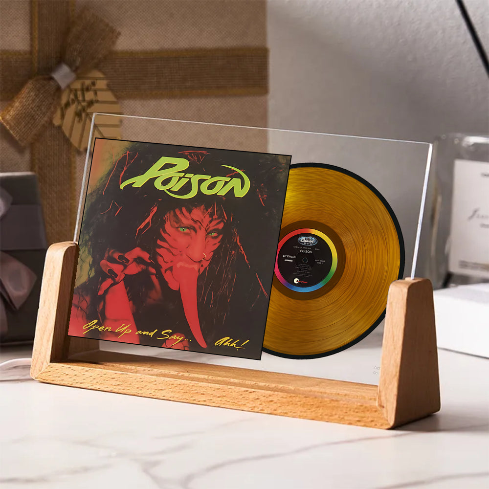 Poison Open Up and Say… Ahh! Acrylic Light – Vinyl Record Display Lamp