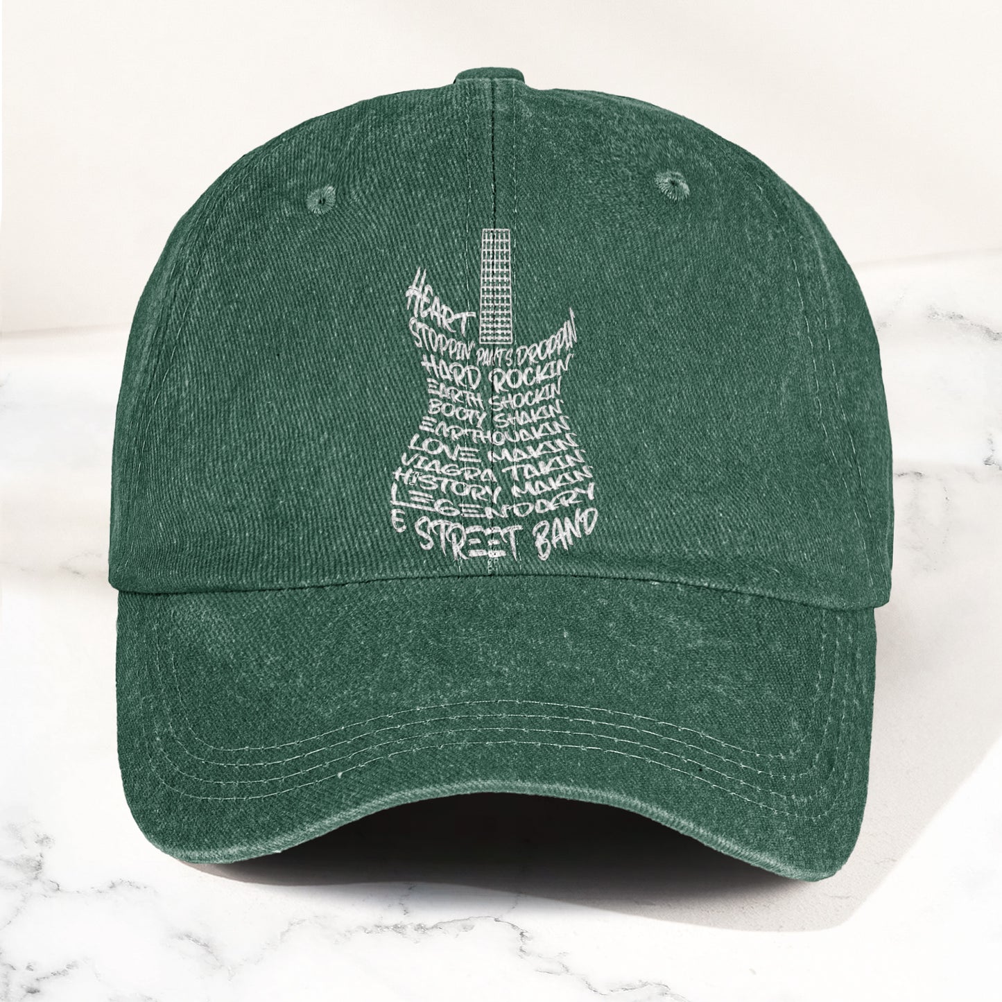 Bruce Springsteen and E Street Band Denim Cap – Retro Rock Music Fan Cap (With Box)