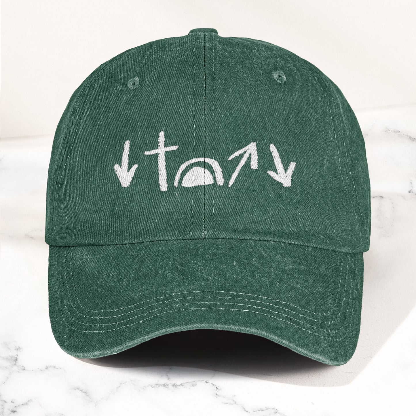 The Story Of Jesus Denim Cap – Vintage Dad Cap Gift For Dad (With Box)