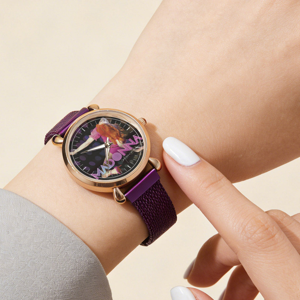 Madonna Vintage Portrait Watch – Classic Pop Star Design Available