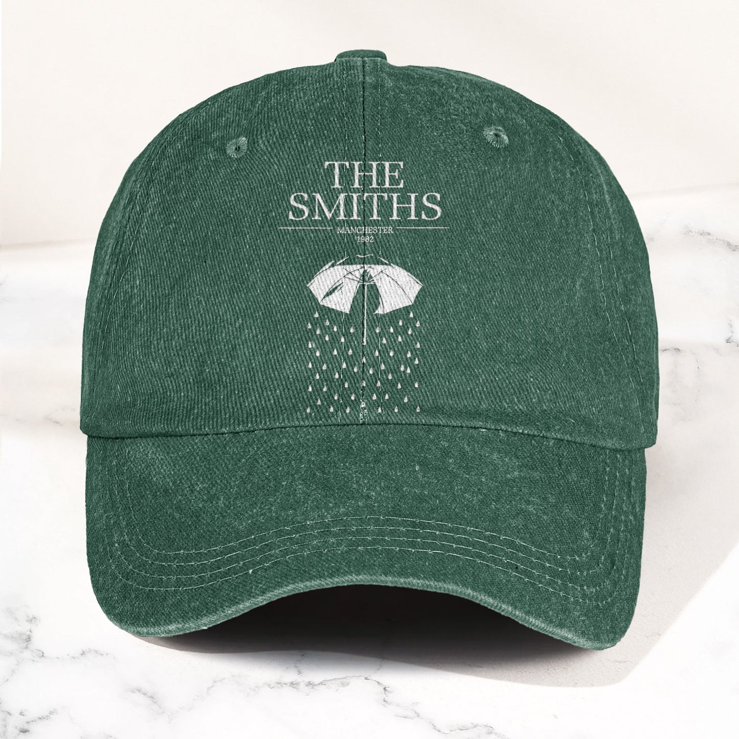 The Smiths Manchester Denim Cap – Retro Vintage Dad Cap Gift For Dad (With Box)