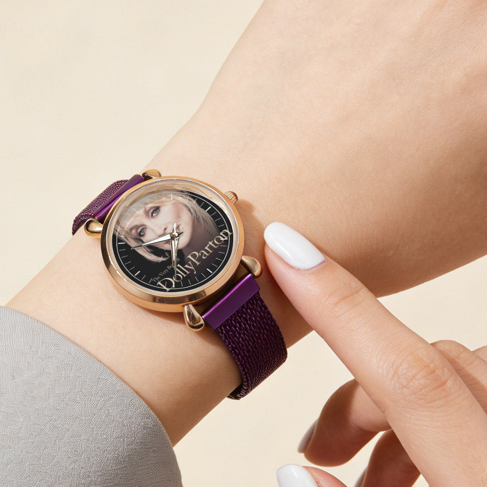 Dolly Parton Vintage Portrait Watch – Classic Country Icon Design Available