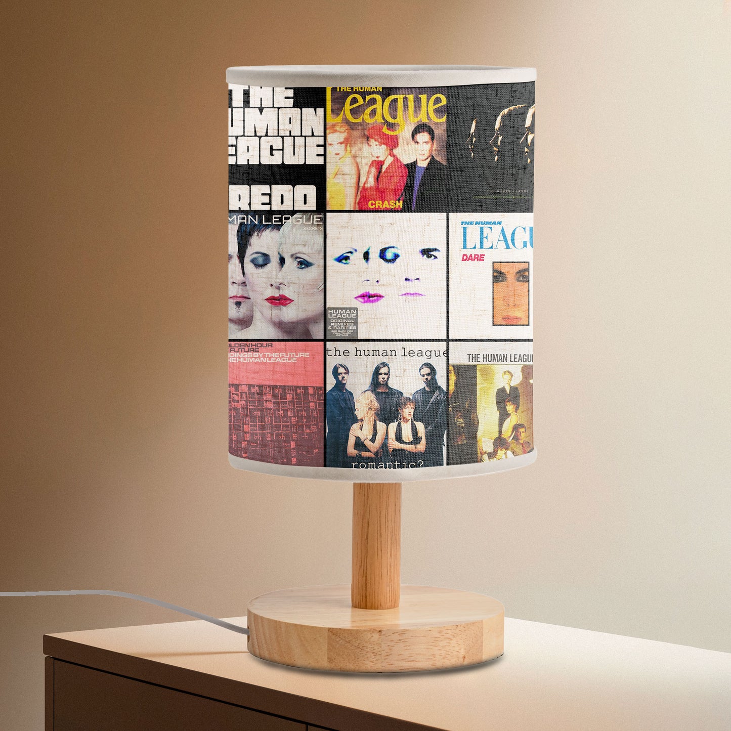 The Human League Fabric Lamp – Synthpop Glow