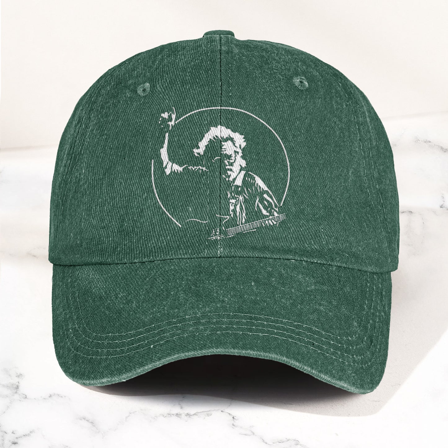 Jerry Garcia Denim Cap – Grateful Dead Merch Dad Hat (With Box)