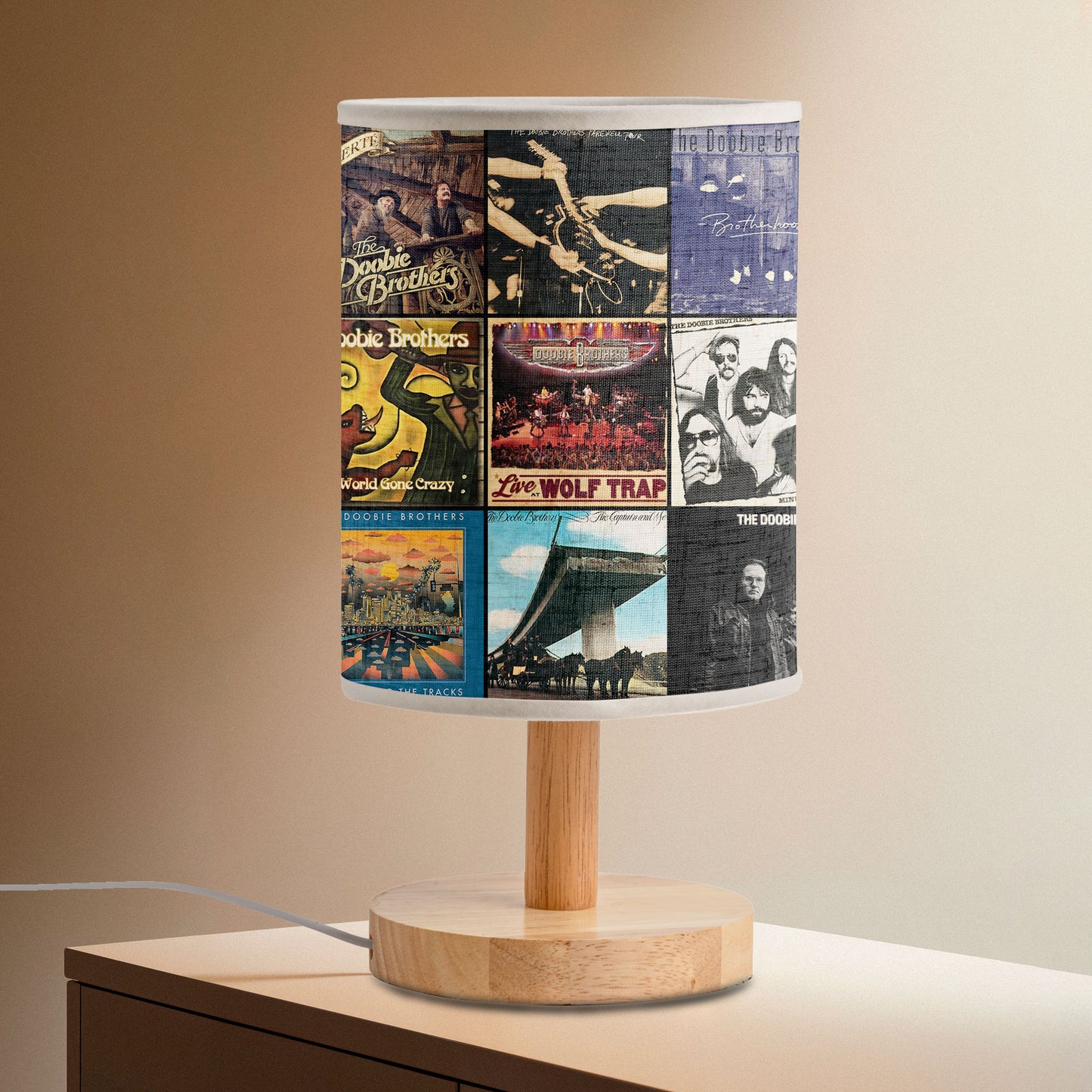The Doobie Brothers Albums Lamp – Vintage Rock Glow for True Music Lovers