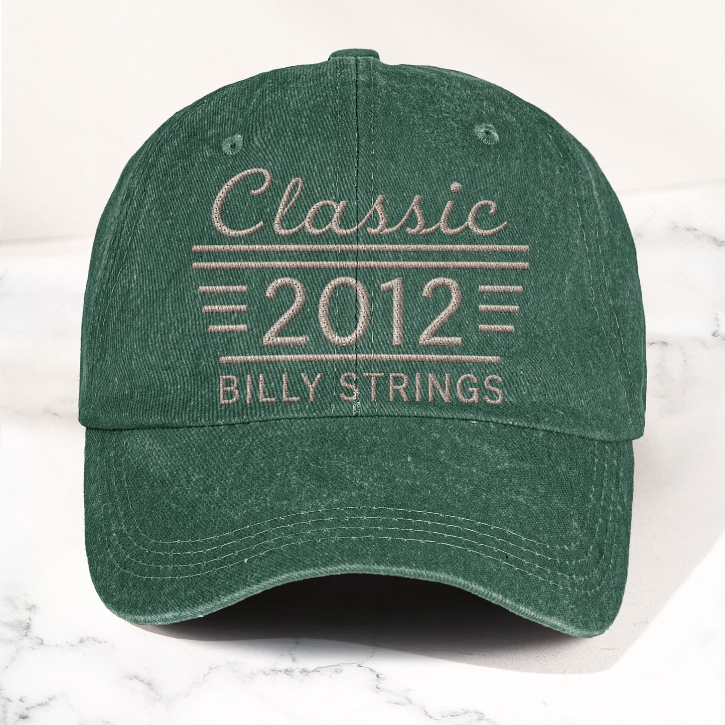 Billy Strings Classic 2012 Est Bluegrass Music Merch Denim Cap – Retro Vintage Dad Cap Gift For Dad (With Box)