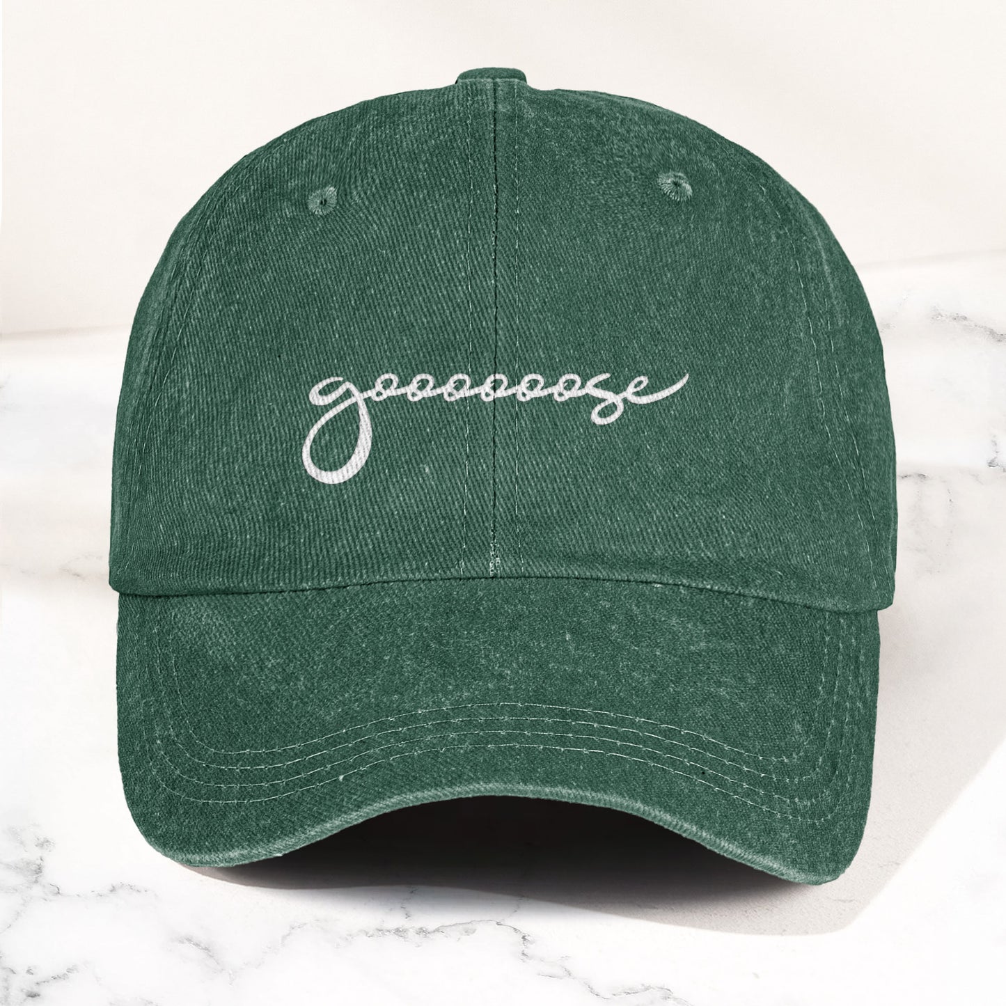 Goose Band Denim Cap – Retro Music Fan Merch Cap Gift For Dad (With Box)