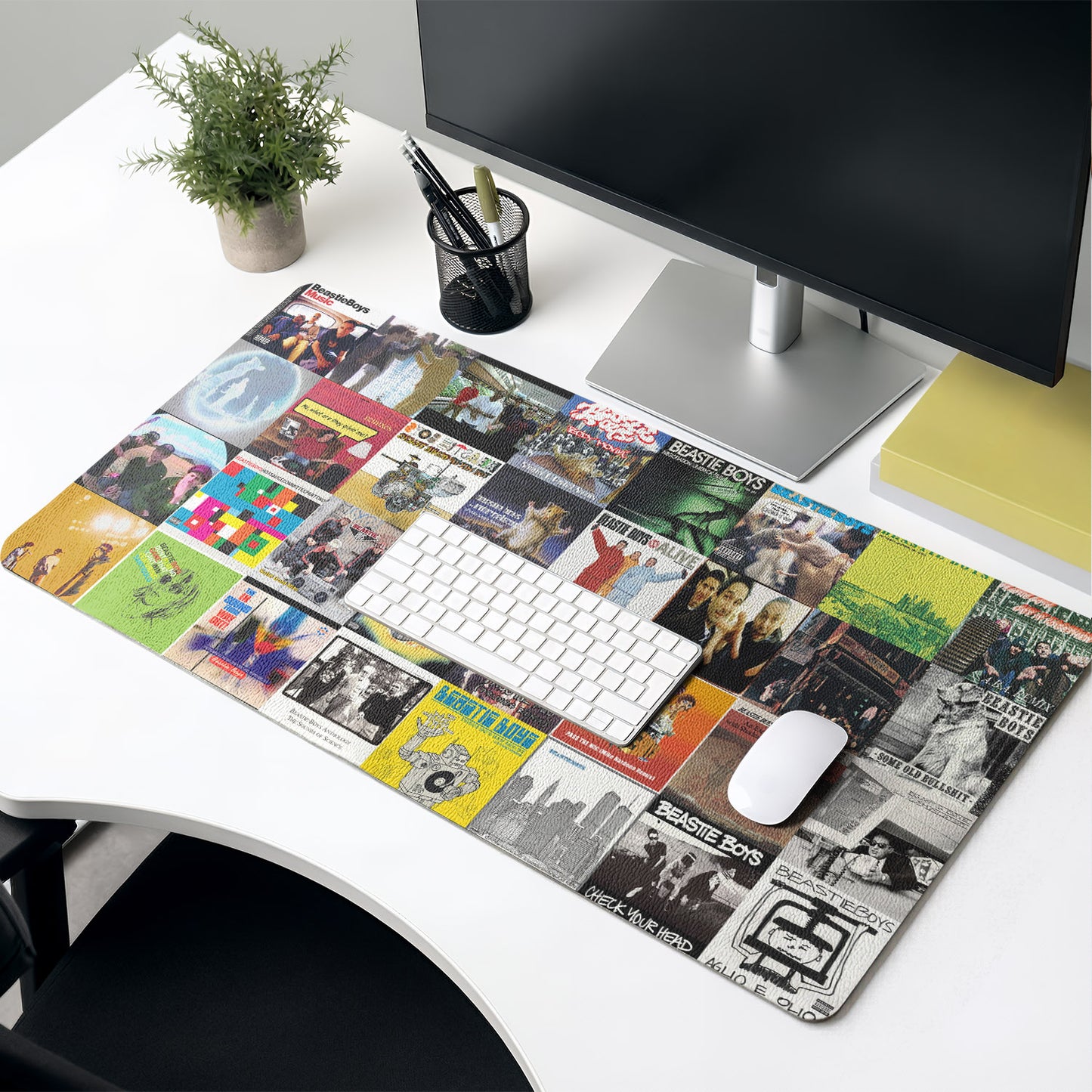 Beastie Boys Print Desk Mat – Non-slip Home Office Gift Keyboard Pad Birthday Gift For Music Lovers