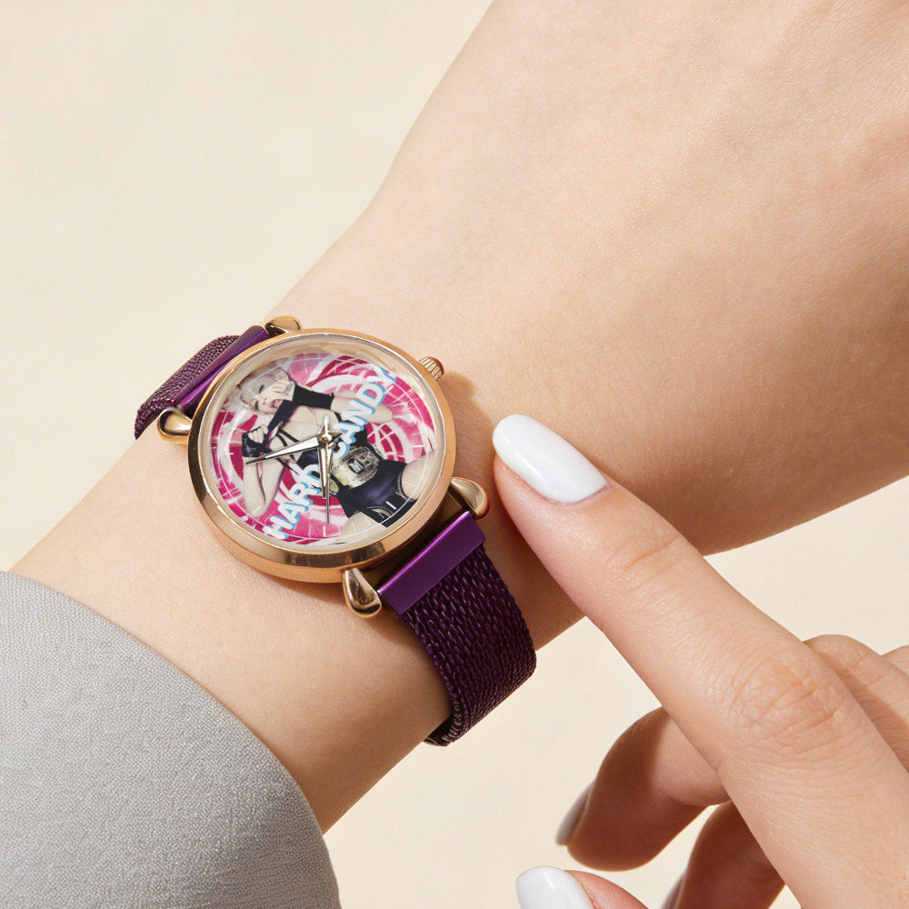 Madonna Vintage Portrait Watch – Classic Pop Star Design Available