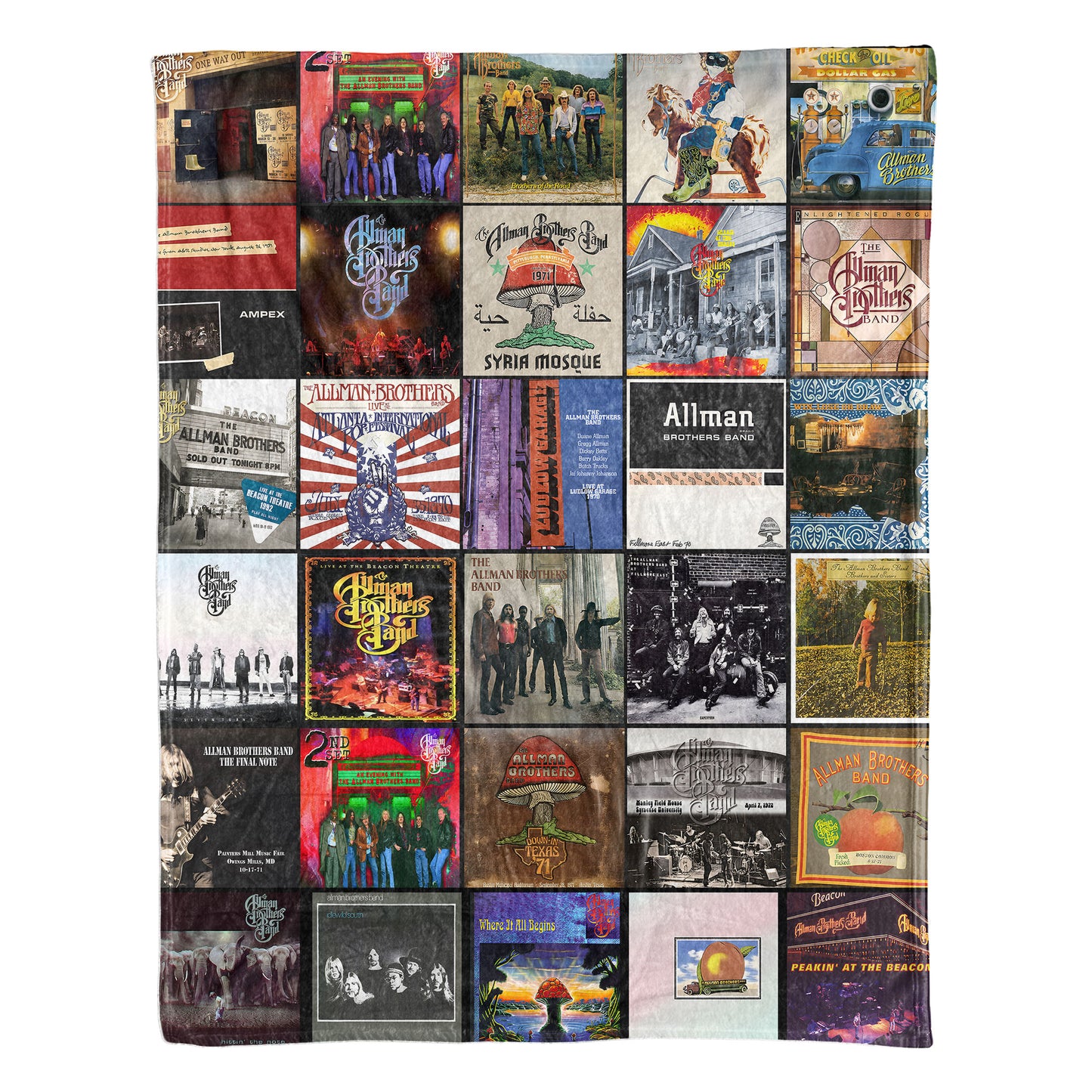 Allman Brothers Band Sherpa Blanket – A Warm Southern Rock Tribute