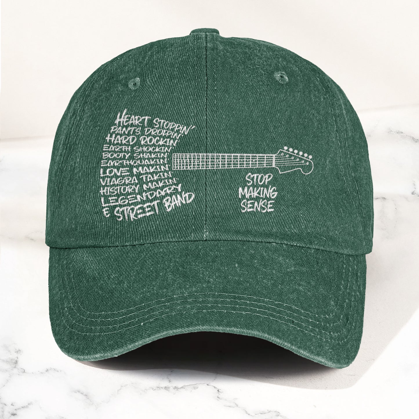 Bruce Springsteen & The E Street Band Denim Cap – Retro Rock Music Fan Cap Gift For Dad (With Box)