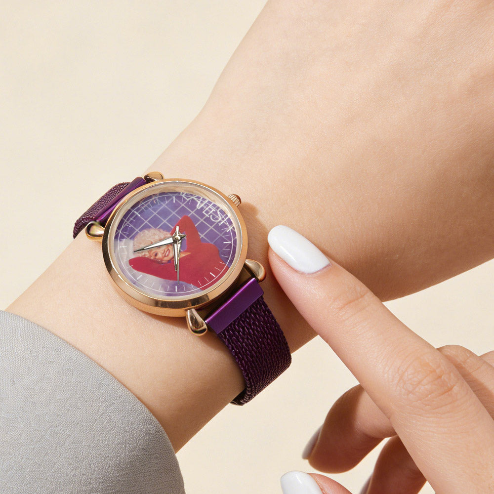 Dolly Parton Vintage Portrait Watch – Classic Country Icon Design Available