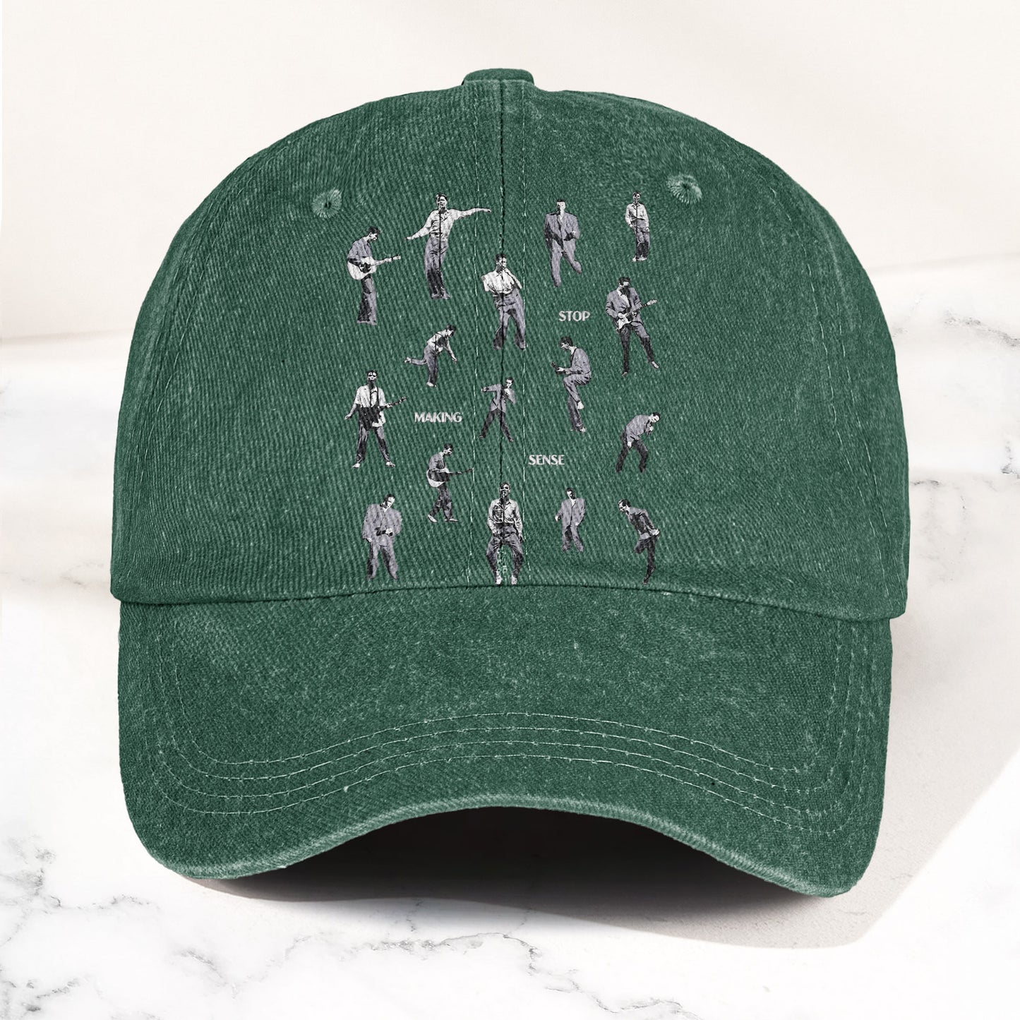 Talking Heads Stop Making Sense Dance Denim Cap – Retro Music Fan Concert Cap Gift For Dad Father's Day (With Box)