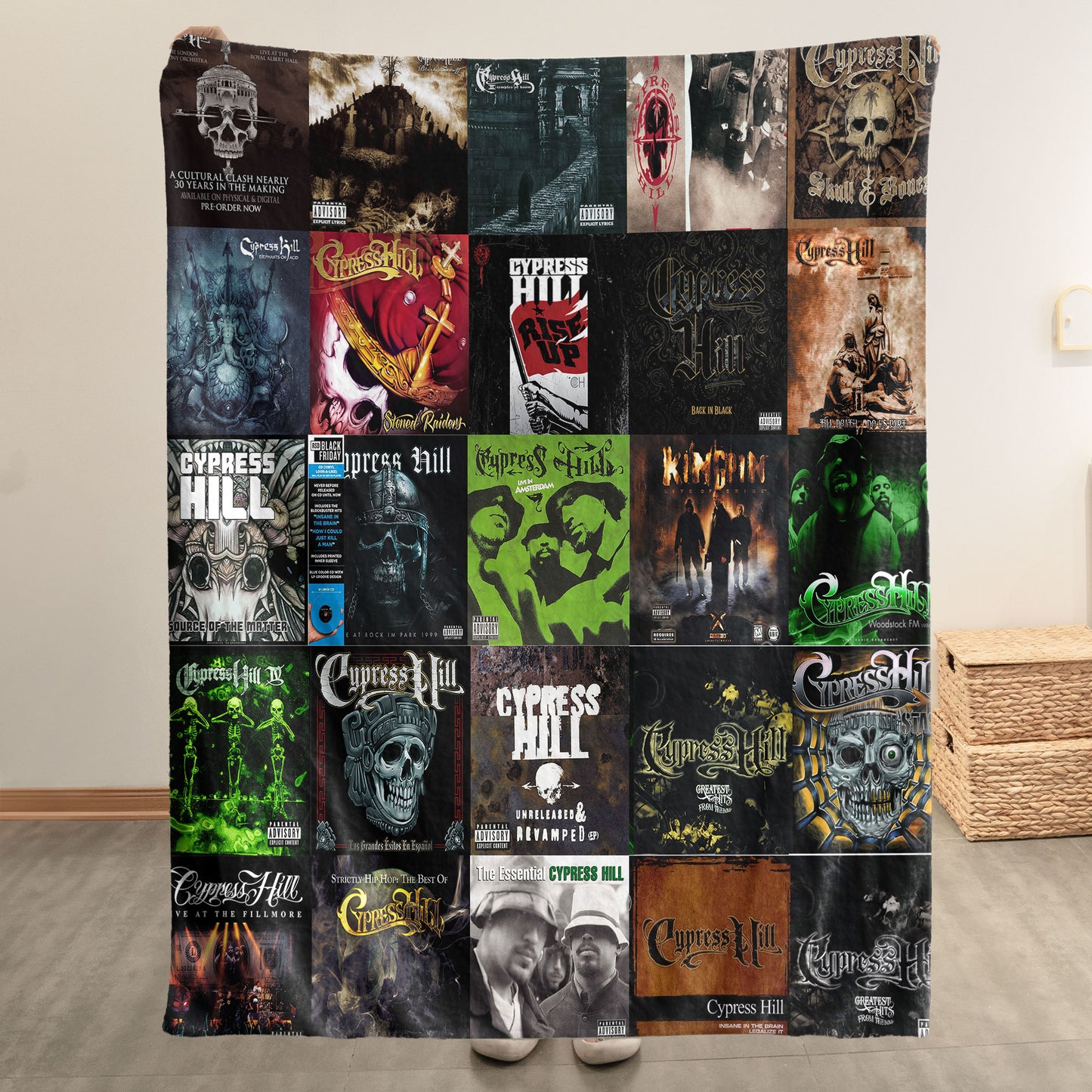 Cypress Hill Sherpa Blanket – A Hardcore Tribute for True Legends Fans