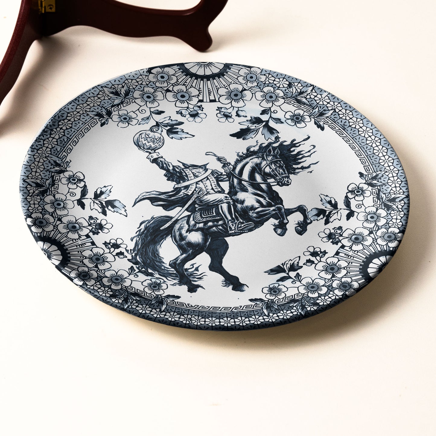 Headless Horseman Gothic Ceramic Plate
