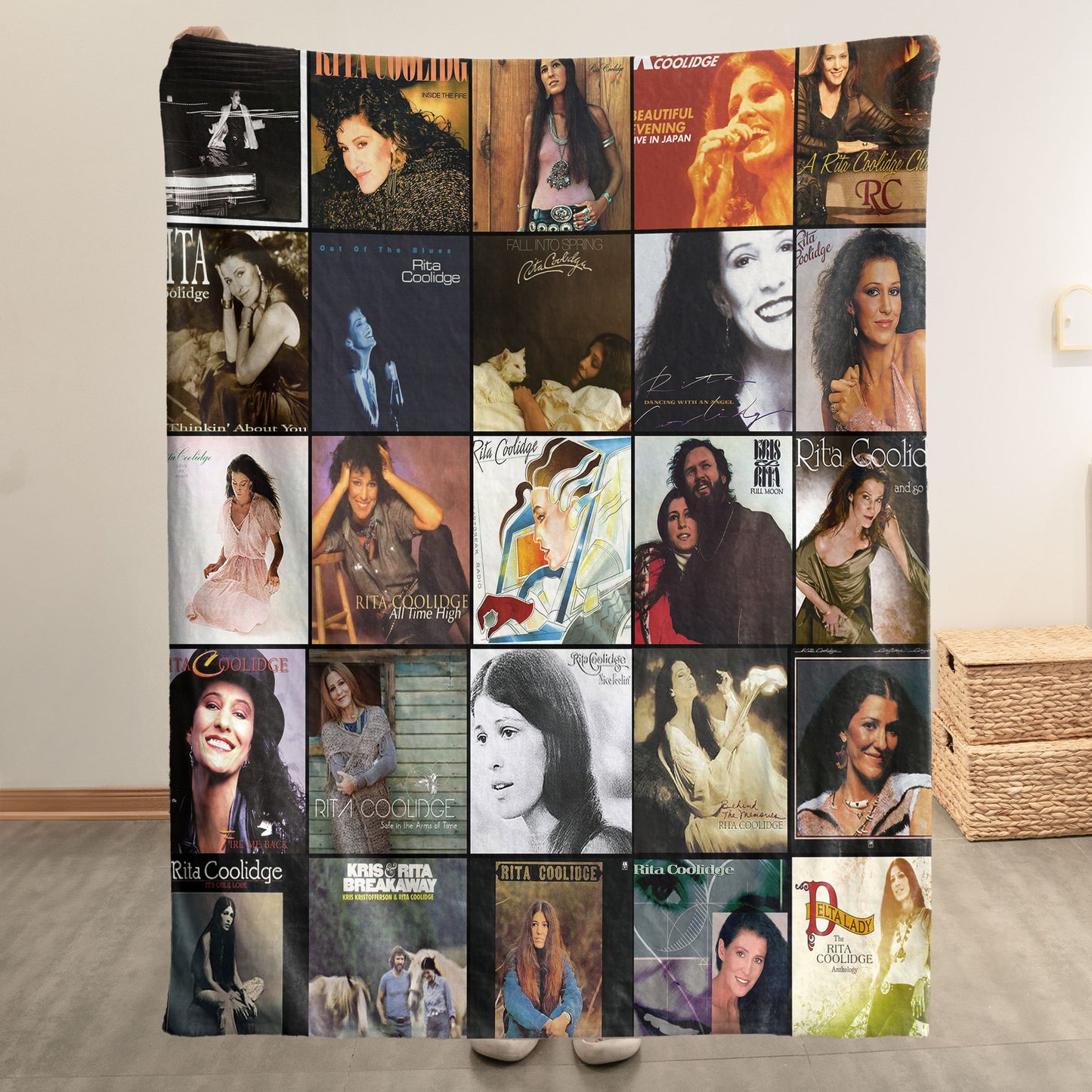 Rita Coolidge Sherpa Blanket – A Timeless Tribute for True Music Lovers