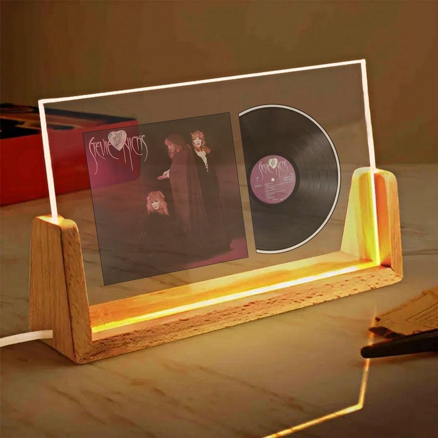 Stevie Nicks The Wild Heart Acrylic Light – Iconic Album Vinyl LED Display