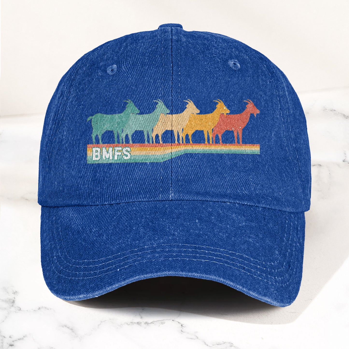 Billy Strings Cosmic Bluegrass BMFS GOAT Retro Vintage Music Merch Denim Cap – Retro Vintage Dad Cap Gift For Dad (With Box)