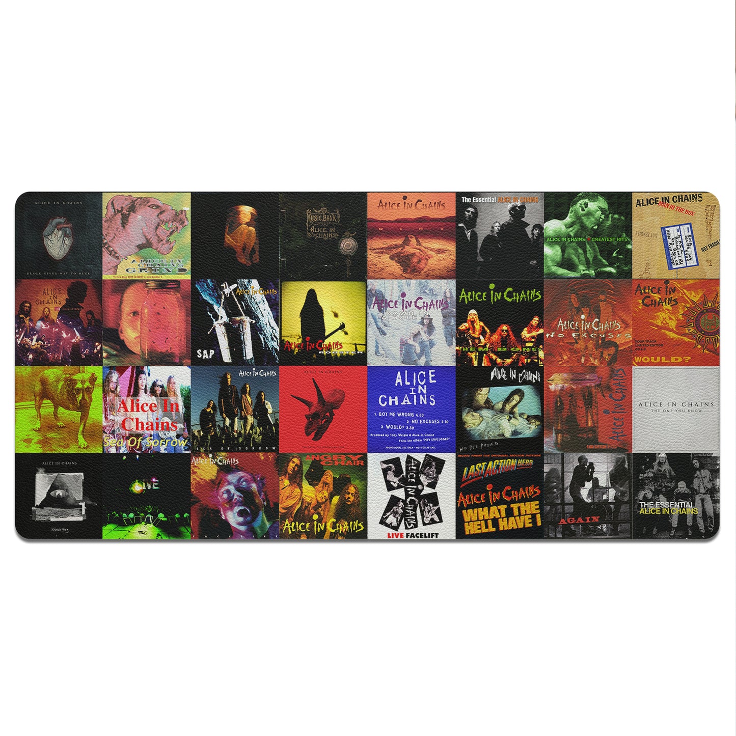Alice in Chains Print Desk Mat – Non-slip Home Office Gift Keyboard Pad Birthday Gift For Music Lovers