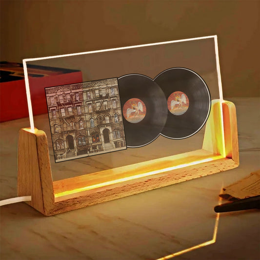 Led Zeppelin Physical Graffiti Acrylic Light – Iconic Double Album Vinyl LED Display