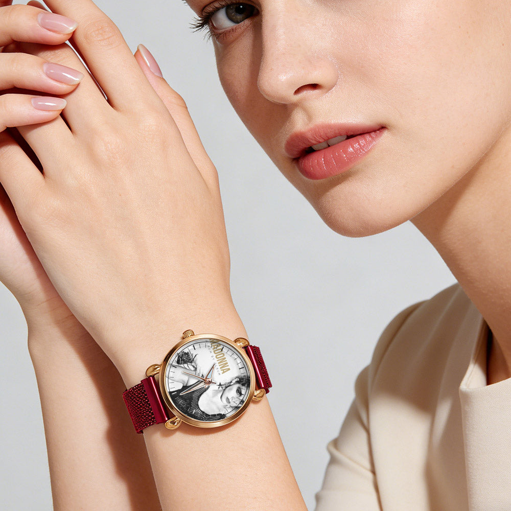 Madonna Vintage Portrait Watch – Classic Pop Star Design Available
