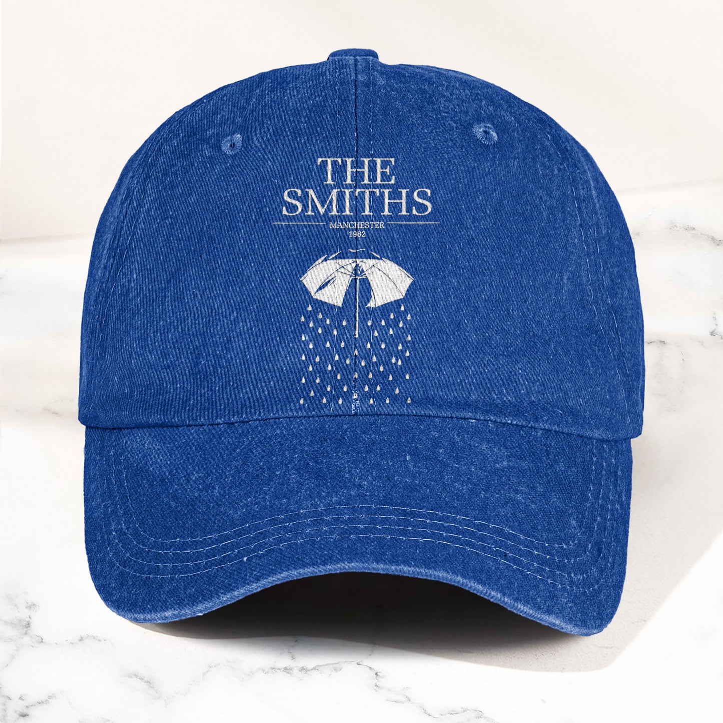 The Smiths Manchester Denim Cap – Retro Vintage Dad Cap Gift For Dad (With Box)