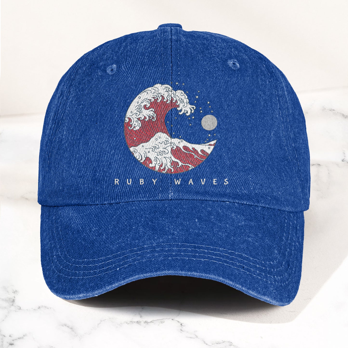 Phish Ruby Waves Denim Cap – Retro Music Phish Cap Gift For Dad (With Box)