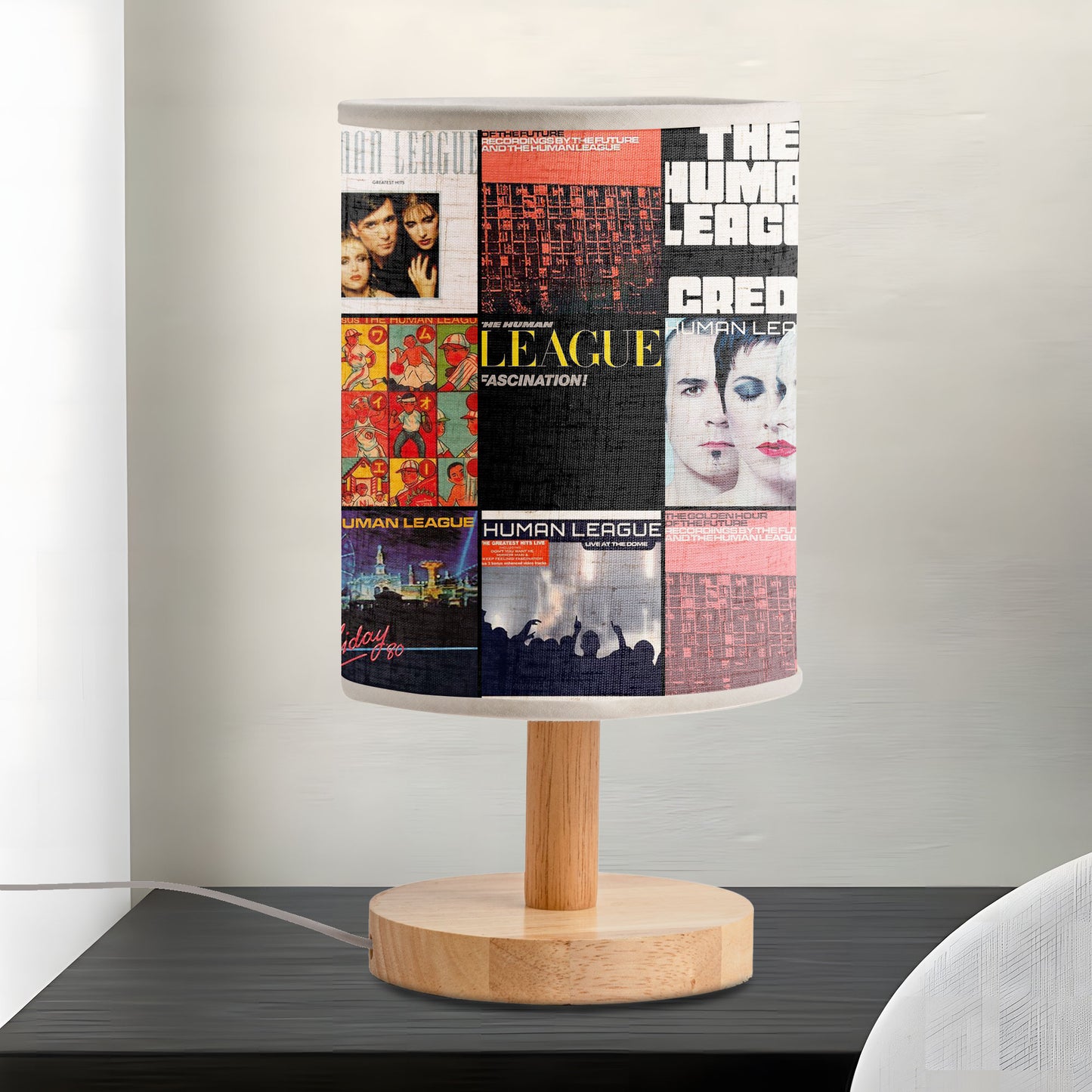 The Human League Fabric Lamp – Synthpop Glow