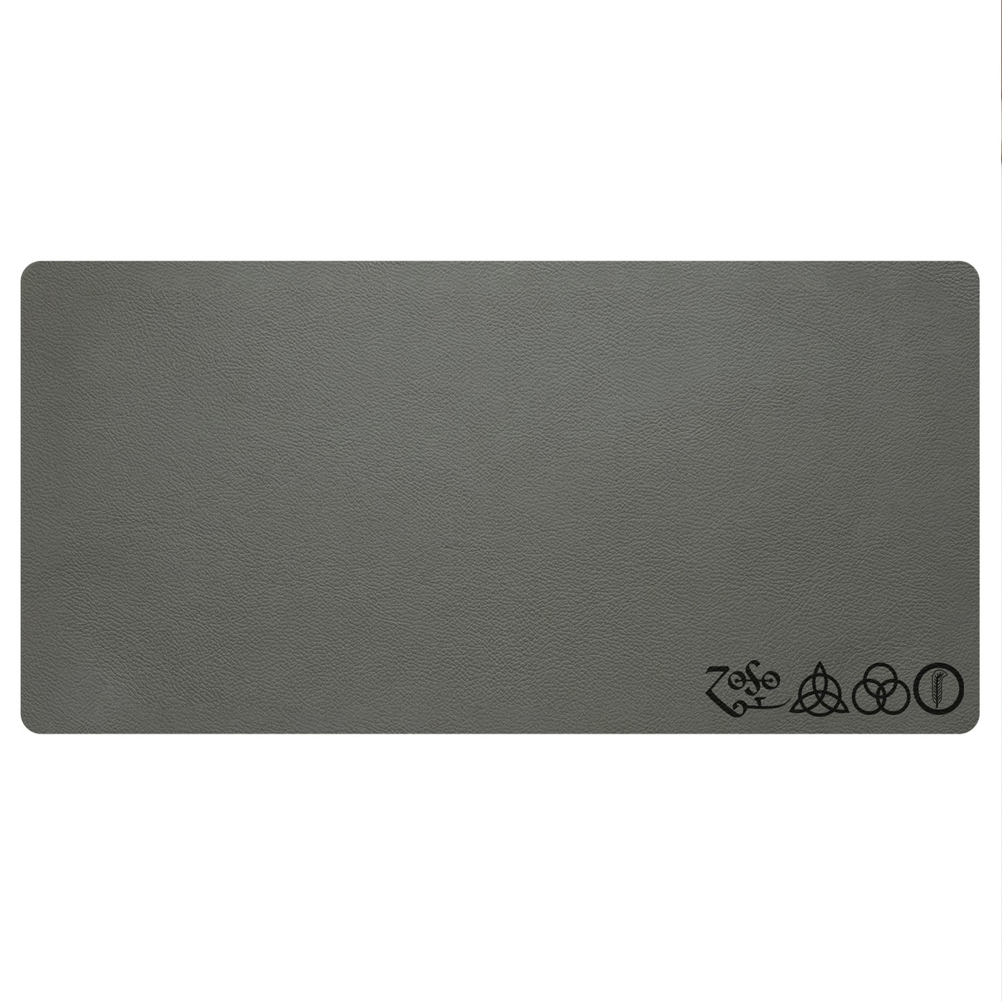 Led Zeppelin Zoso Logo Desk Mat – Non-slip Home Office Gift Keyboard Pad Birthday Gift For Music Fan