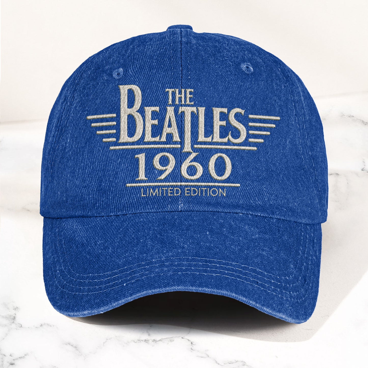 The Beatles 1960 Est Denim Cap – Vintage Dad Cap Gift For Dad (With Box)