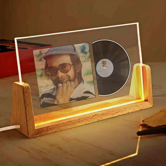 Elton John Rock of the Westies Acrylic Light – Classic Album Vinyl LED Display