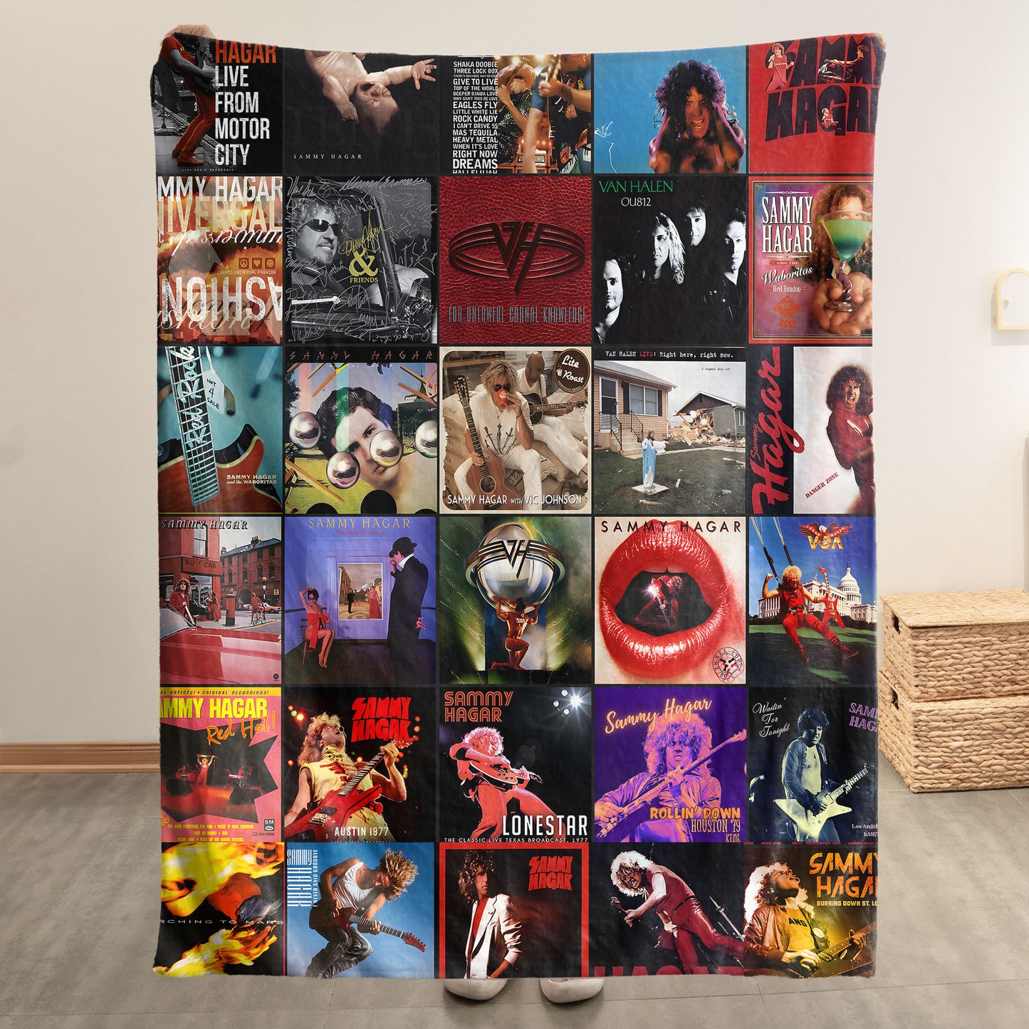 Sammy Hagar Sherpa Blanket – A Fiery Tribute to the Red Rocker