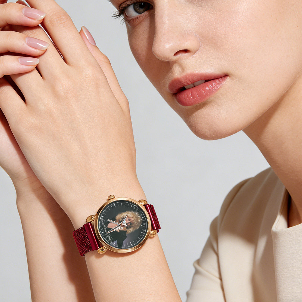 Dolly Parton Vintage Portrait Watch – Classic Country Icon Design Available