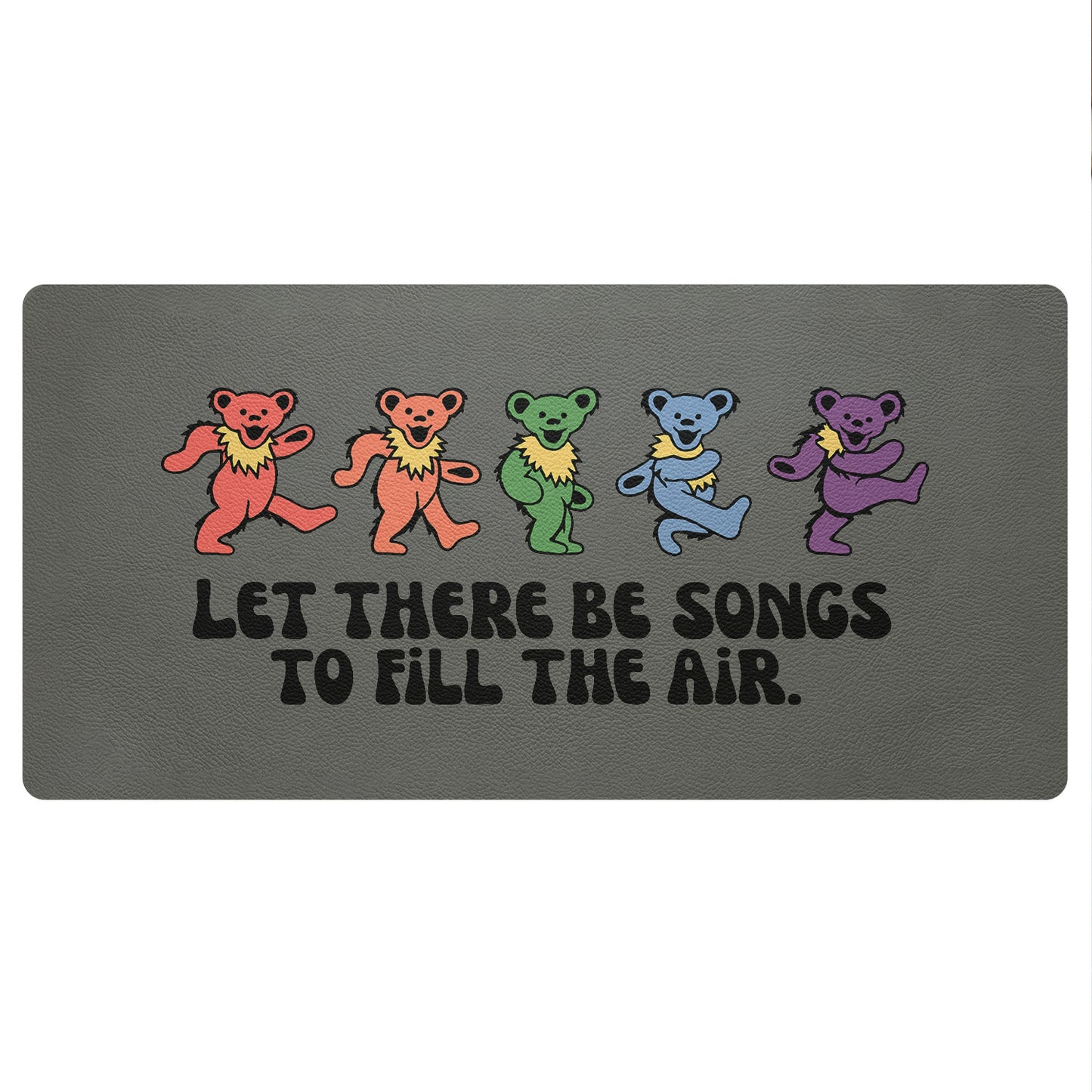 Grateful Dead Dancing Bears Desk Mat – Non-slip Home Office Gift Keyboard Pad Birthday Gift For Music Fan