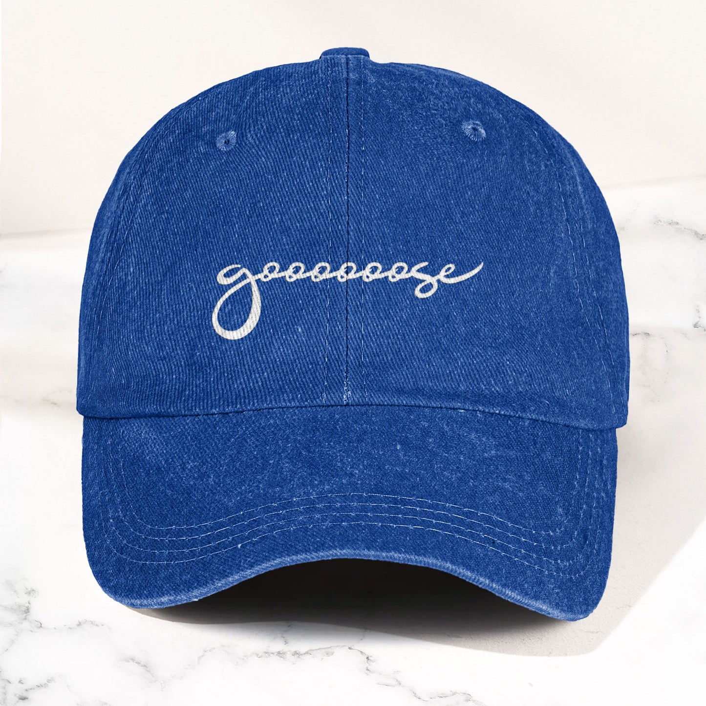 Goose Band Denim Cap – Retro Music Fan Merch Cap Gift For Dad (With Box)