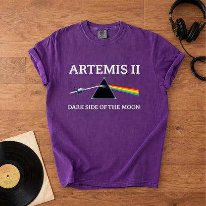Cosmic Prism Comfort Tee – Space & Retro Rock Inspired Graphic Shirt