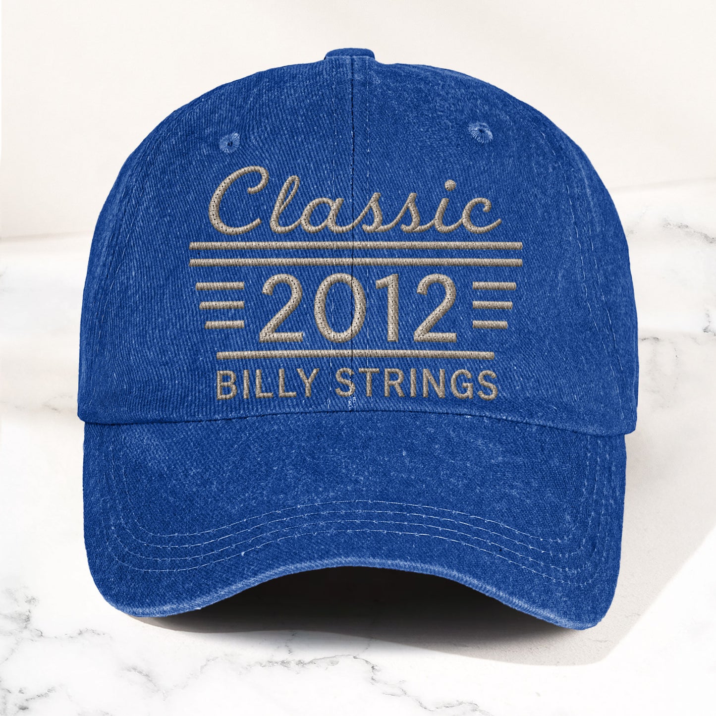Billy Strings Classic 2012 Est Bluegrass Music Merch Denim Cap – Retro Vintage Dad Cap Gift For Dad (With Box)