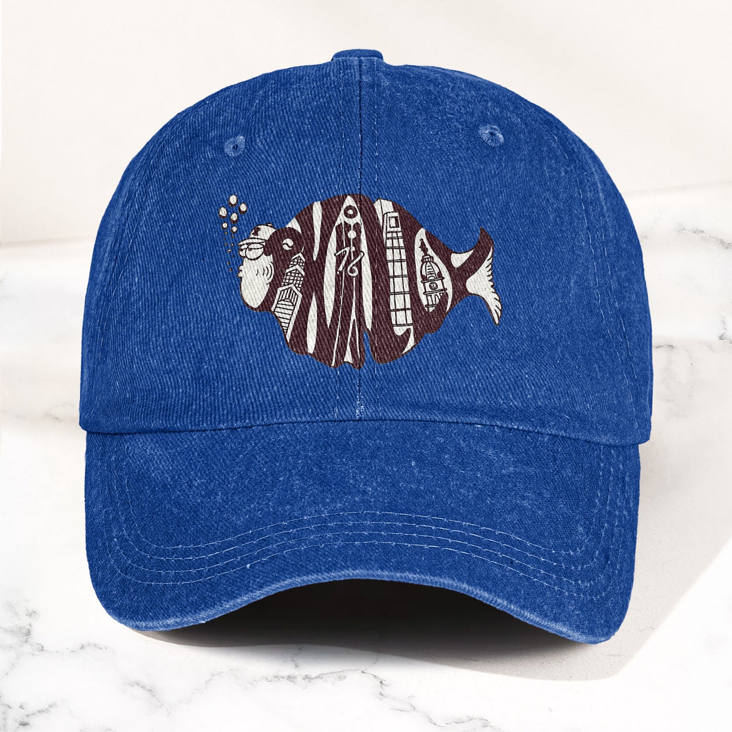Phish Phishadelphia Logo Denim Cap – Retro Music Phish Cap Gift For Dad (With Box)